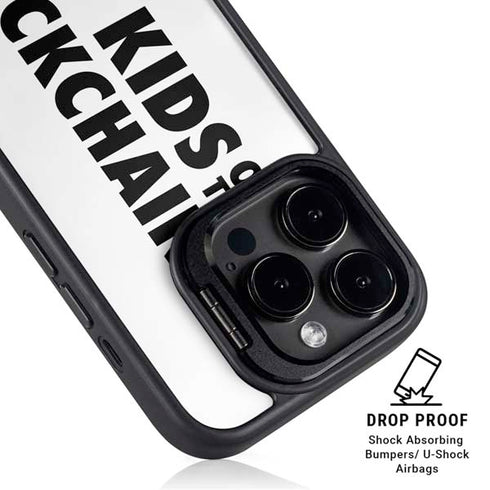 New Kids On The Blockchain iPhone 14 Pro Kickstand Case
